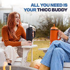 Thicc Buddy 40oz | Black w\/ Skin